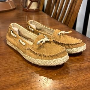 Ugg Australia K Ariana Flats Shoes new Chestnut Girls Youth Size 3
